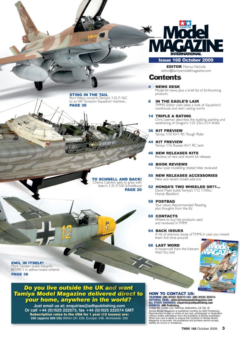 Tamiya Model Magazine 168 (2009.10)